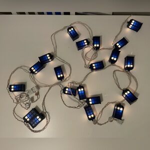 Doctor Who Tardis string lights, set of 2